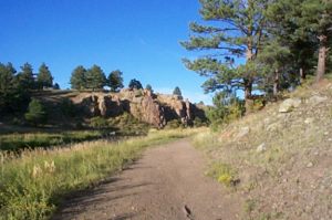 The old Grape Creek rail bed.